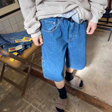 NEO BLUE / BAGGY CARPENTER SHORTS