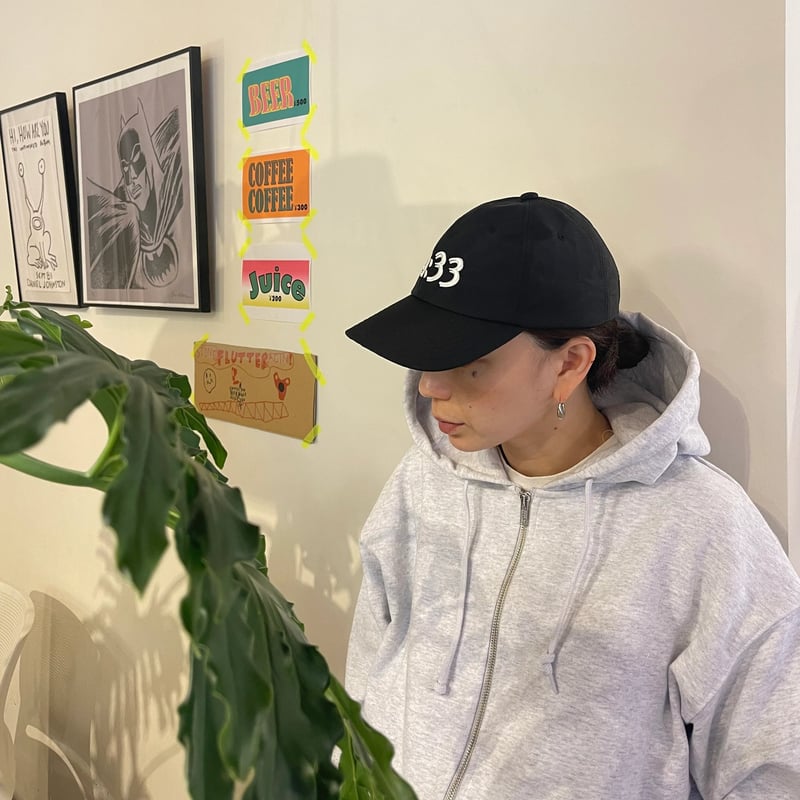 帽子 garbage Pre Curve Brim 6 Panel Cap 4:33 Garbage (ガーベッジ) 