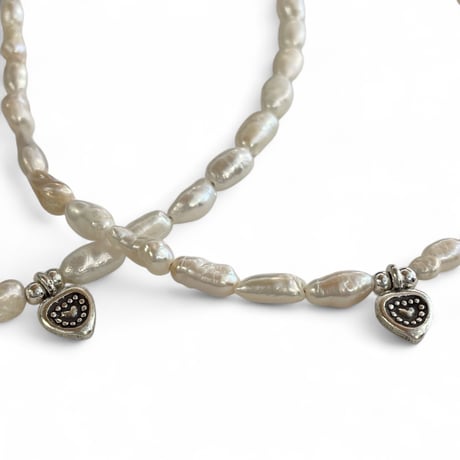FLUTTER / Pearl＆Karen Silver choker