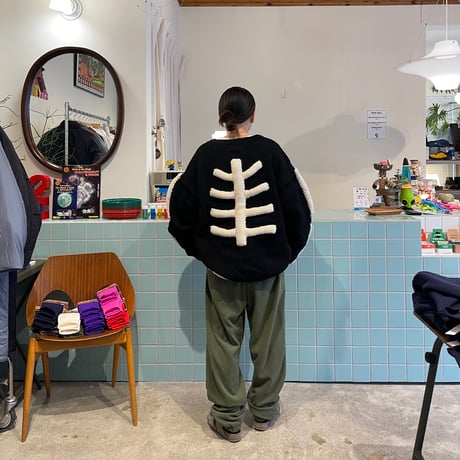 MacMahon Knitting Mills / Crew Neck Knit-3D BONE