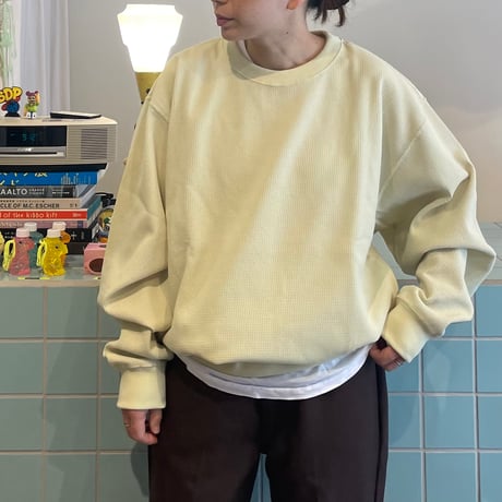 COMFORTABLE REASON / Poly Waffle Sweat