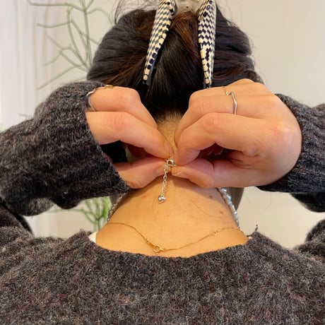 FLUTTER / Pearl＆Karen Silver choker