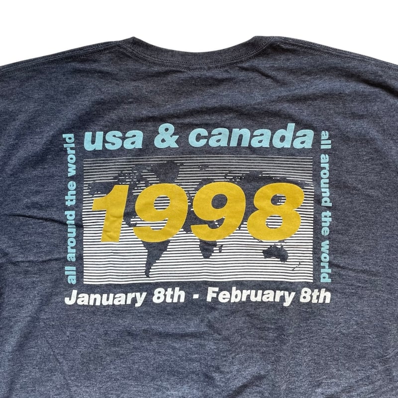 MUSIC TEE / OASIS 1998 WORLD TOUR - USA/CANADA