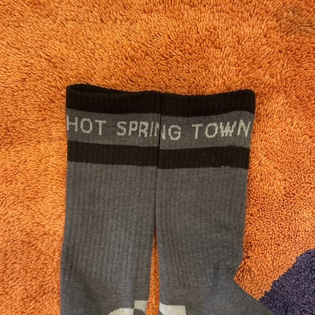 FLUTTER / FRONT MARK CREW SOCKS