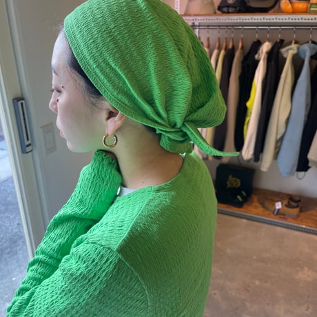 PHEENY / Cotton Shirring Scarf