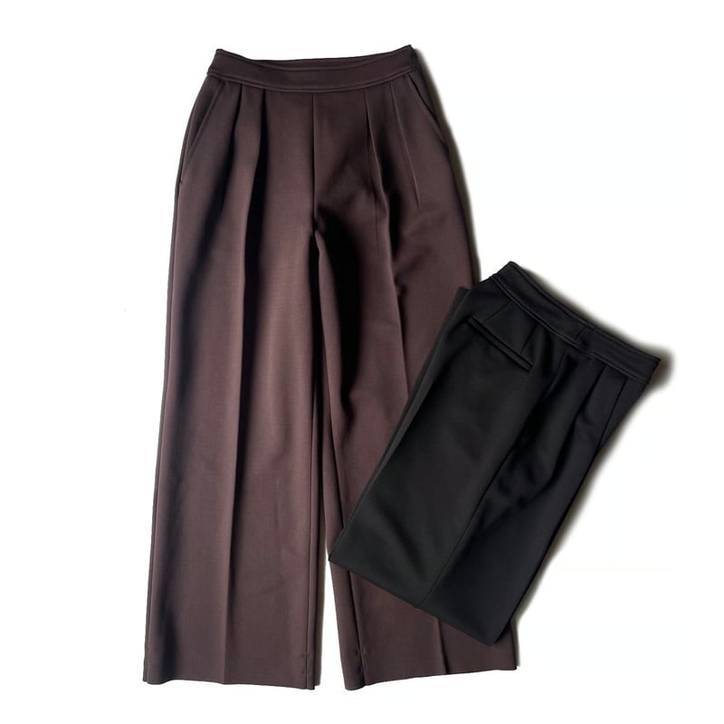 PHEENY / Amunzen 2 tuck wide pants | FLUTTER PHEENY / Amunzen 2 tuck wide pants | FLUTTER