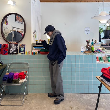 COMFORTABLE REASON / Waffle Hood Scarf