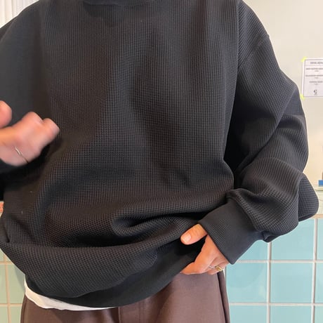 COMFORTABLE REASON / Poly Waffle Sweat