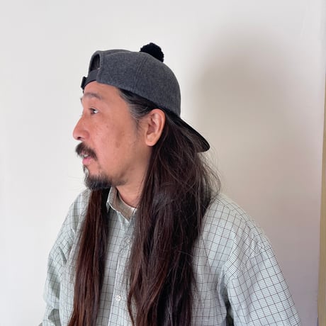 FLUTTER / 2WAY PONPON CAP Grey