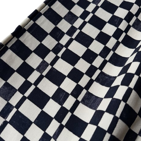 PHEENY / Checkered High Waist Wide Pants
