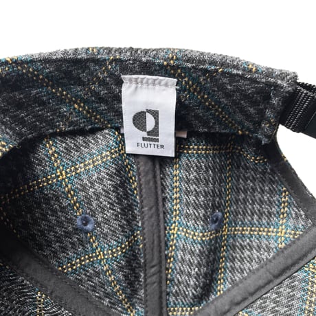 FLUTTER / 2WAY PONPON CAP Glen Check