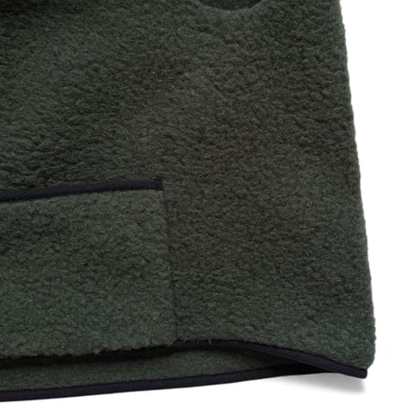 COLDBREAKER / V Neck Wool Zip Vest