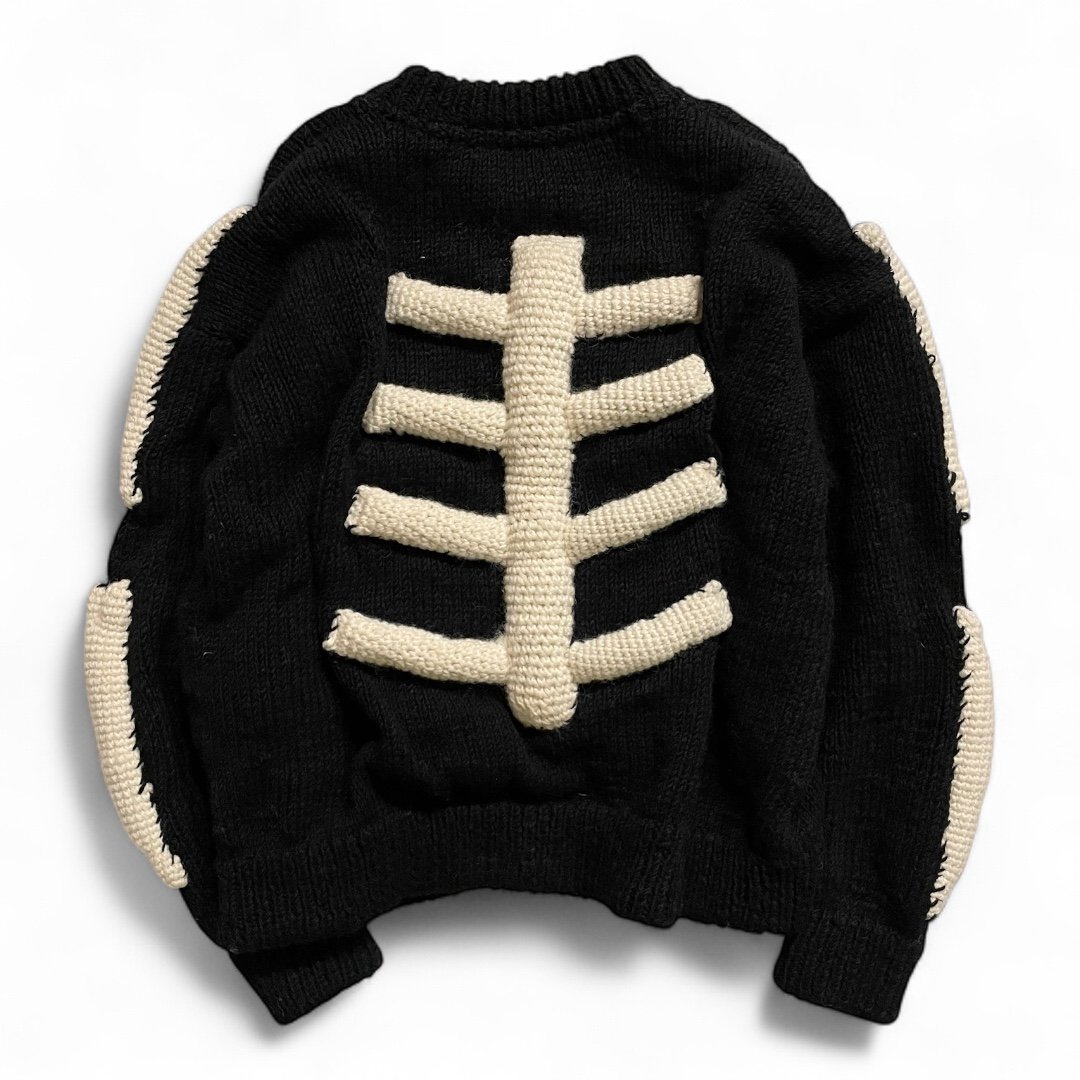 MacMahon Knitting Mills / Knit MA-1 3D BONE | F