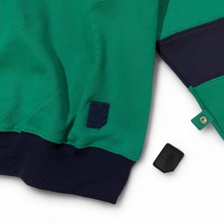PHINGERIN / BORDER PATCH HOODIE