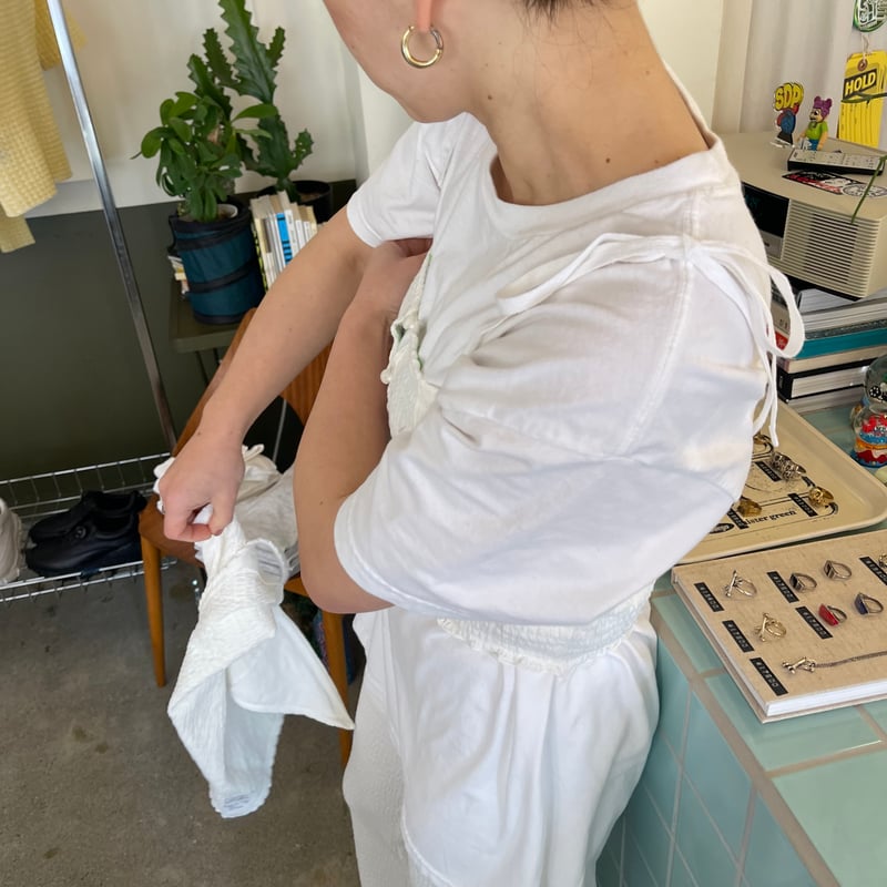 PHEENY / Cotton Shirring Camisole | FLUTTER