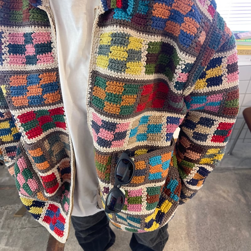 ロージーモンスター hand knit zip blouson - メルカリ ロージー