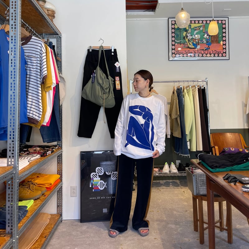 Naomi Yarn Delight / BLUE NUDE LS T-SHIRTS SOLO