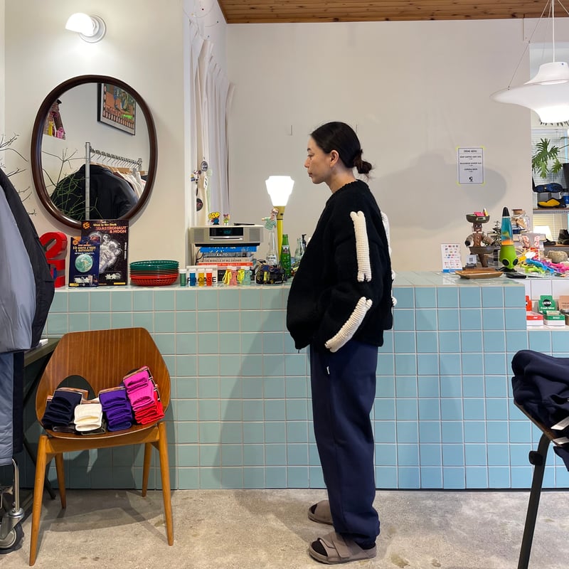 MacMahon Knitting Mills / Knit MA-1 3D BONE | F