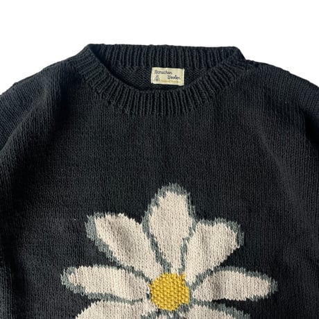 MacMahon Knitting Mills / BIG-S/S Crew Neck Knit-Flower