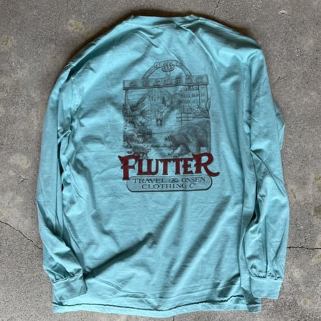 RELAX FIT×FLUTTER / ONSEN Arcade L/S TEE