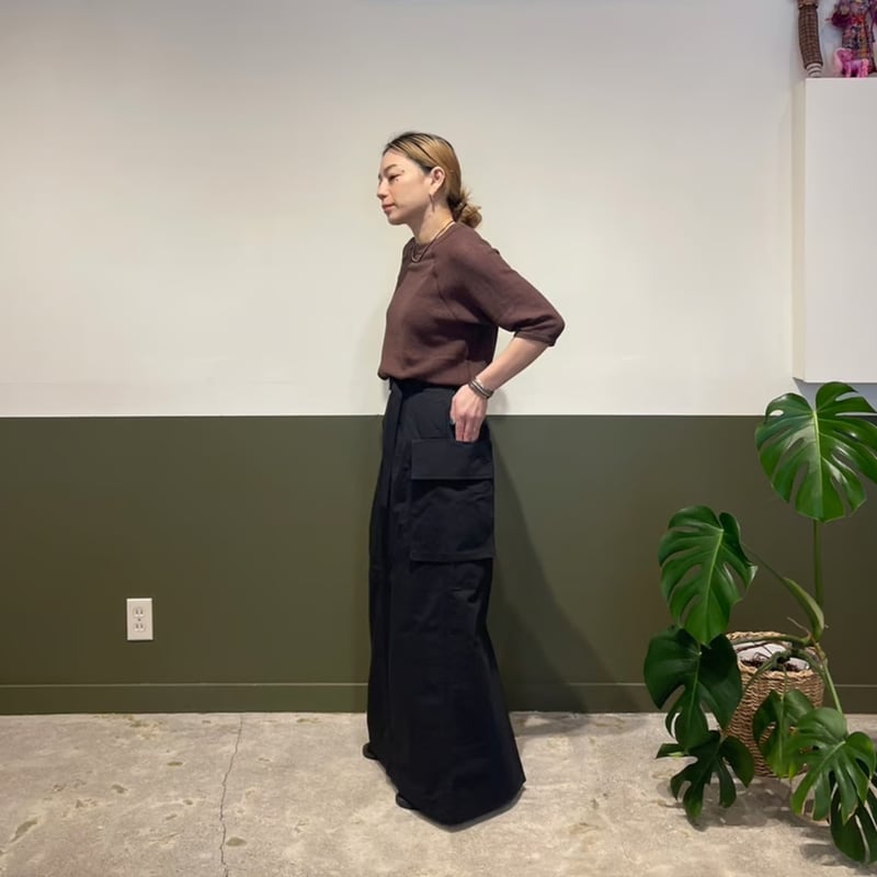 PHEENY / Cotton nylon dump military skirt | FLU 