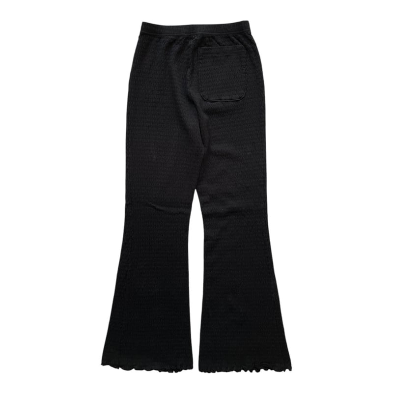 パンツ pheeny Knit pants PHEENY/12G 4×3 RIB KNIT PANTS(MOCHA)