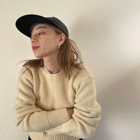 FLUTTER / 2WAY PONPON CAP Grey