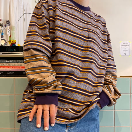 PHEENY / Multi border layered L/S