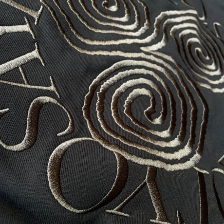 SAYHELLO / Slap Logo Harf-Zip Hoodie