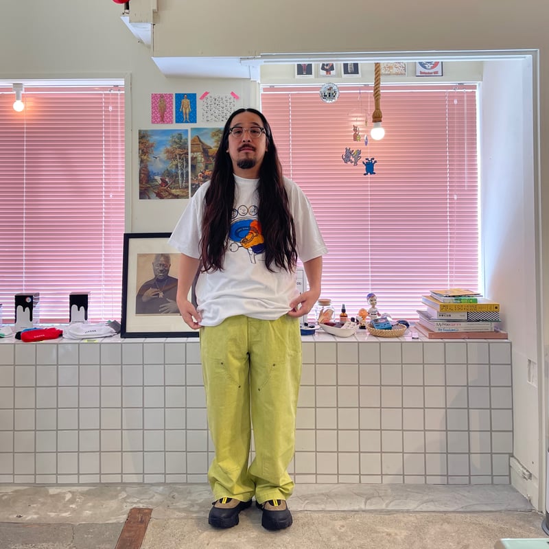 COMFORTABLE REASON / Double Knee Pigment Pant |