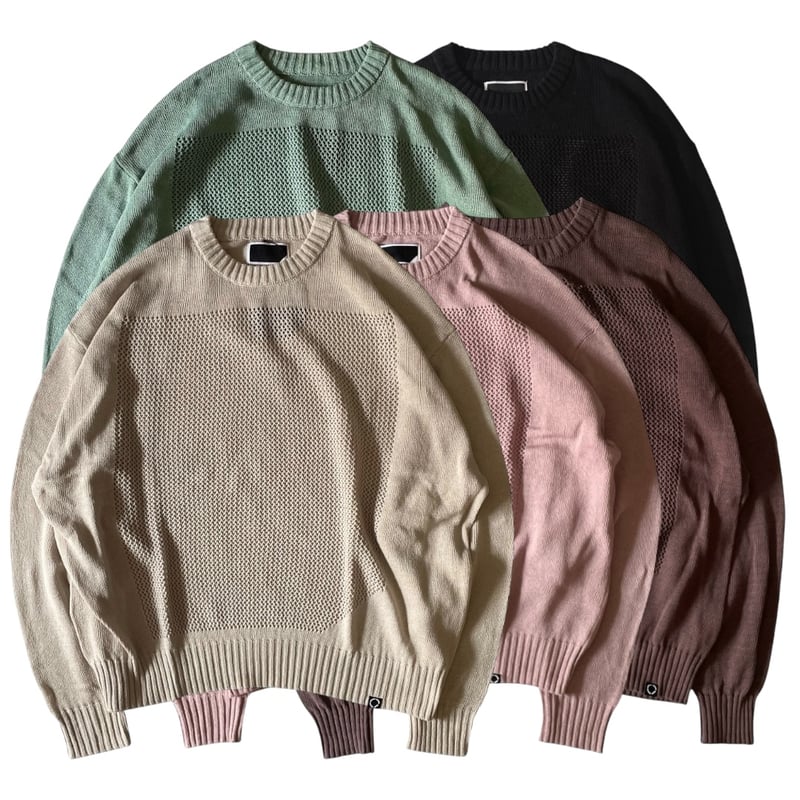 PHINGERIN / WINDOW WEB SWEATER | FLUTTER