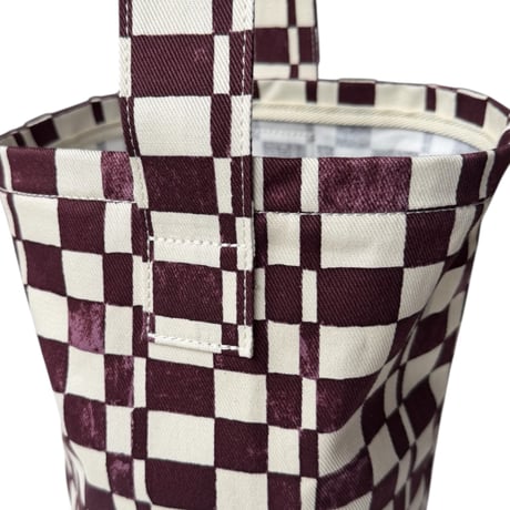PHEENY / Checkered Bucket Tote Bag