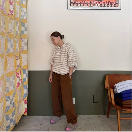 TRIBE WEAR / Basic Sweat Pants BROWN