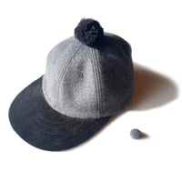 FLUTTER / 2WAY PONPON CAP Grey