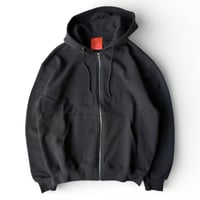 TRIBE WEAR / Basic Zip Up Hoodie CHARCOAL