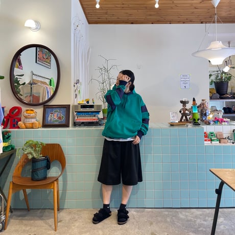PHINGERIN / BORDER PATCH HOODIE