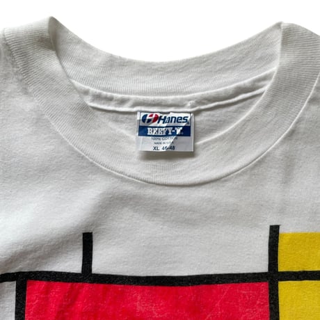 VINTAGE / MONDRIAN ”COMPOSITION” T-SHIRT 90's