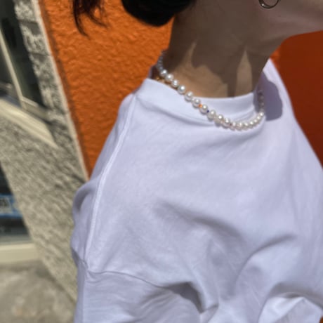 ROSETTAPRAYER / Pearl Beads Toggle Necklace
