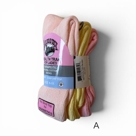 THE RAILROAD SOCK / Therapeutic Crew_(3pair) Candy Colors
