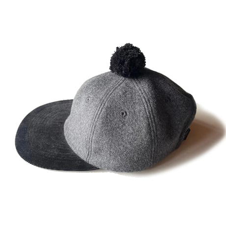FLUTTER / 2WAY PONPON CAP Grey