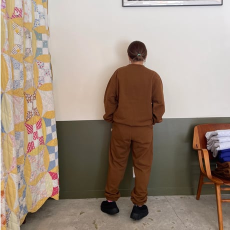 TRIBE WEAR / Basic Sweat Pants BROWN
