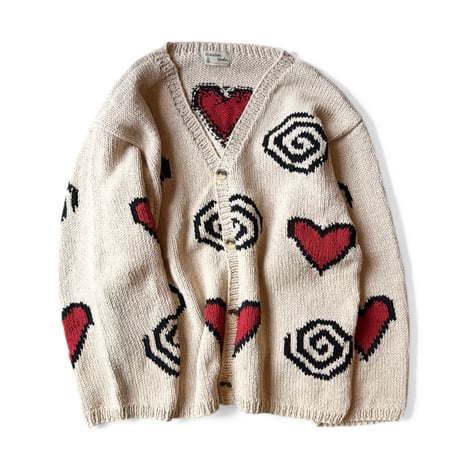 MacMahon Knitting Mills / Heart&Swirls Cardigan