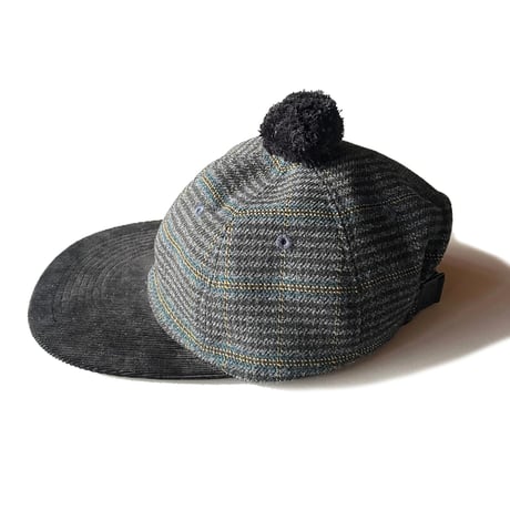 FLUTTER / 2WAY PONPON CAP Glen Check