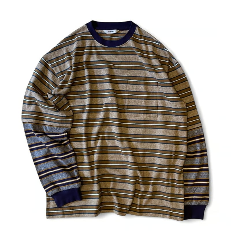 PHEENY Multi border layered l/s ボーダー ロンT PHEENY / Multi border layered L/S | FLUTTER