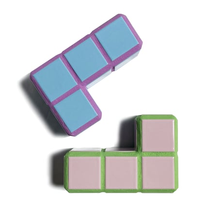 CEREAL  / TILE PLATE TETRIS L