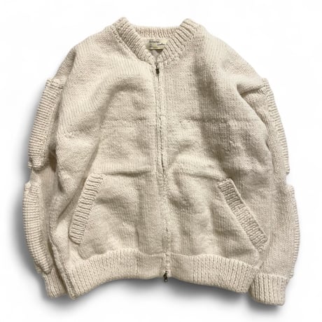 MacMahon Knitting Mills / Knit MA-1 3D BONE