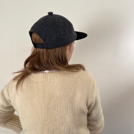 FLUTTER / 2WAY PONPON CAP Grey