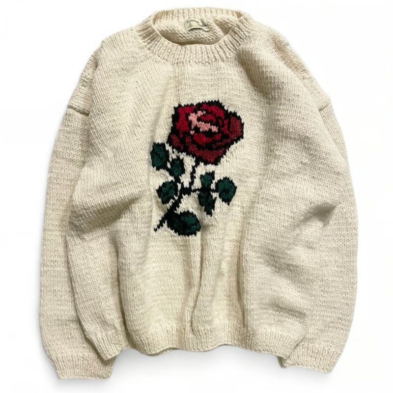 MacMahon Knitting Mills / Crew Neck Knit-ROSE |