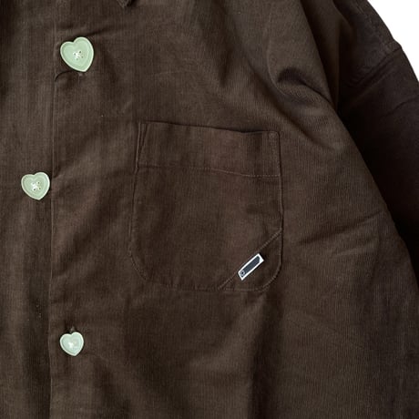 PHINGERIN / FLOATING HEART CORD SHIRT