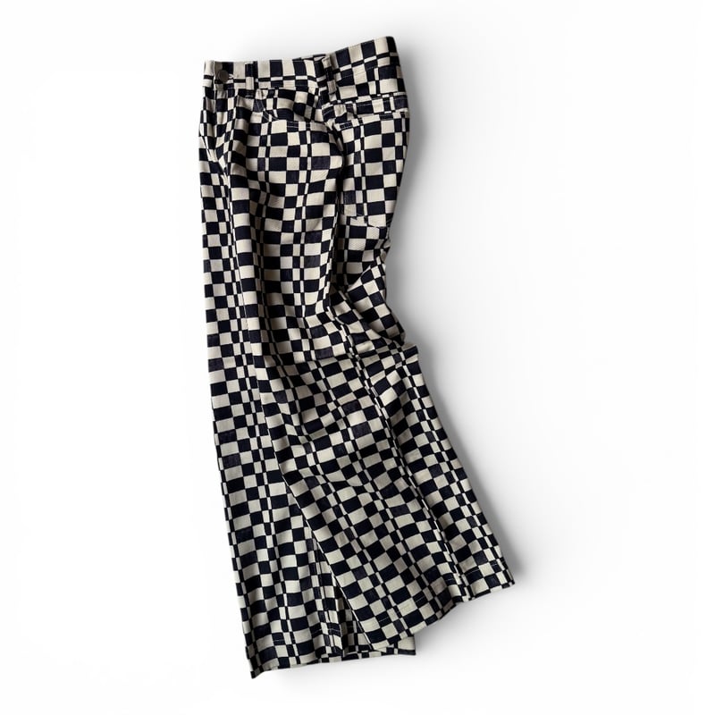 PHEENY / Checkered High Waist Wide Pants | FLUTTER